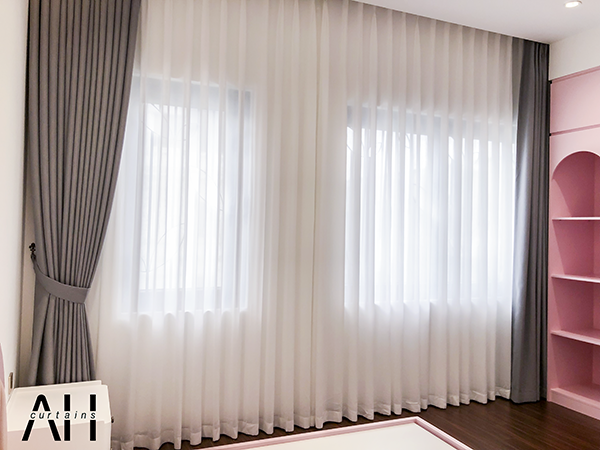 Rèm vải thô - KĐT Louis city Tân Mai