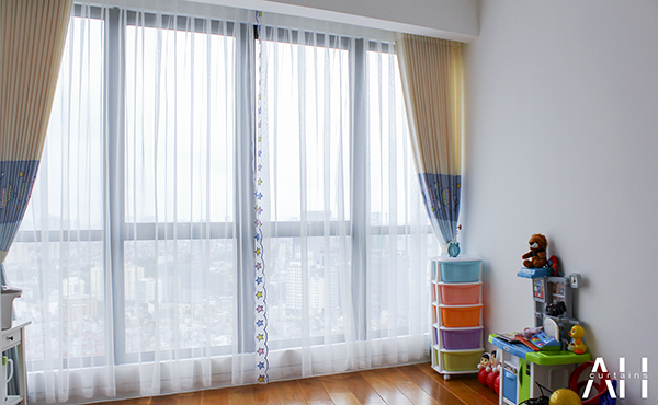 Công trình rèm cửa căn hộ penthouse cao cấp chung cư Indochina