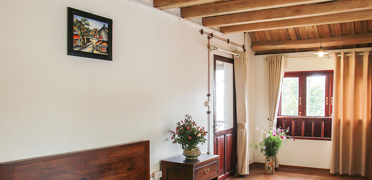 rèm vải homestay Ngang Na Village,Tiên Du,Bắc Ninh