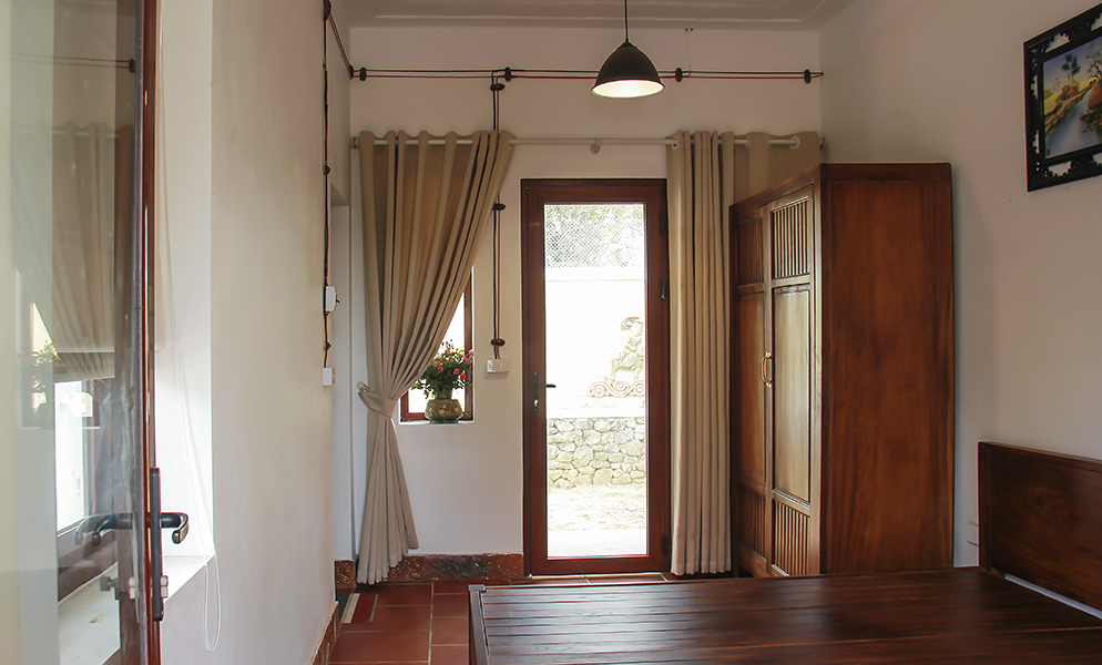 rèm vải homestay Ngang Na Village,Tiên Du,Bắc Ninh