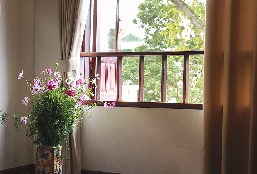 rèm vải homestay Ngang Na Village,Tiên Du,Bắc Ninh