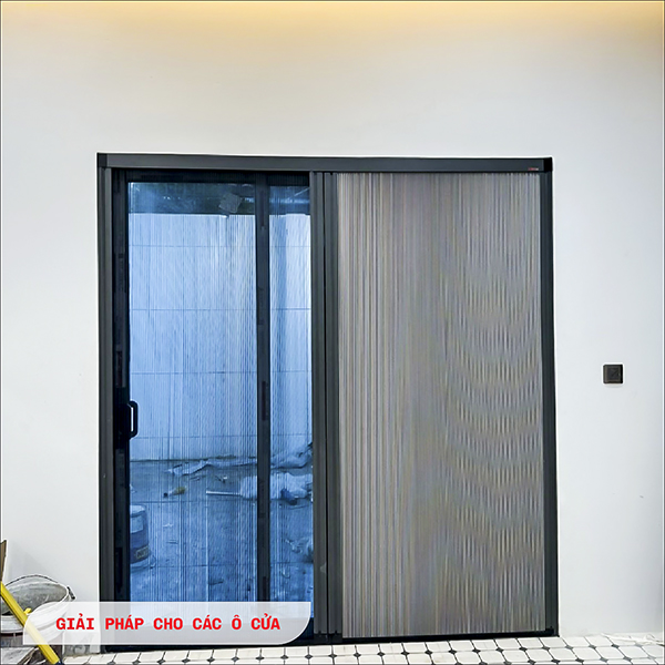 Rèm tổ ong + lưới chống muỗi ( 2 trong 1)