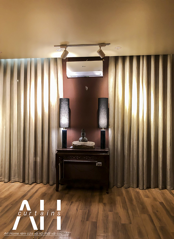 rèm voan 1 lớp cao cấp mềm mại cho showroom