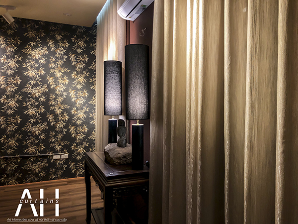 rèm voan 1 lớp cao cấp mềm mại cho showroom