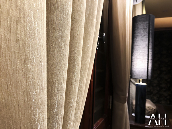 rèm voan 1 lớp cao cấp mềm mại cho showroom