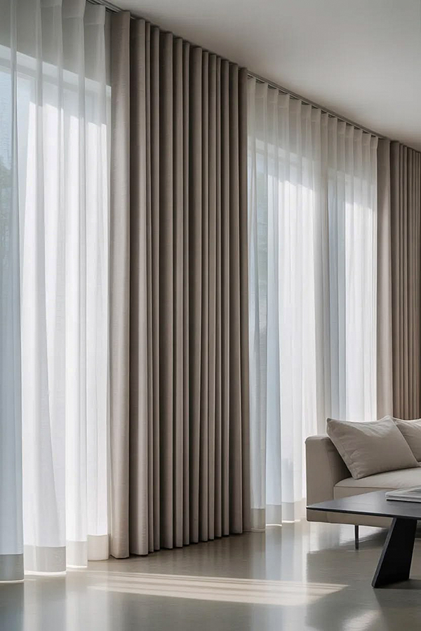 rèm vải A6826 100% polyester vải bố cản sáng 95%