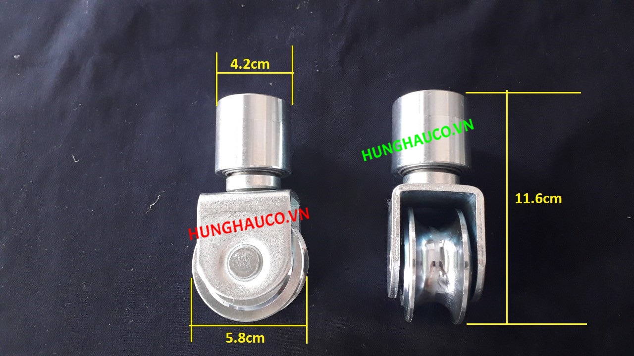 BÁNH XE CỬA LÙA XOAY 360 ĐỘ - U60mm (ray U21mm) | Công ty TNHH Thiết Bị Cửa Hùng Hậu Bánh Xe Cửa Lùa Xoay 360 Độ - U60Mm (Ray U21Mm) | Công Ty Tnhh Thiết Bị Cửa Hùng Hậu