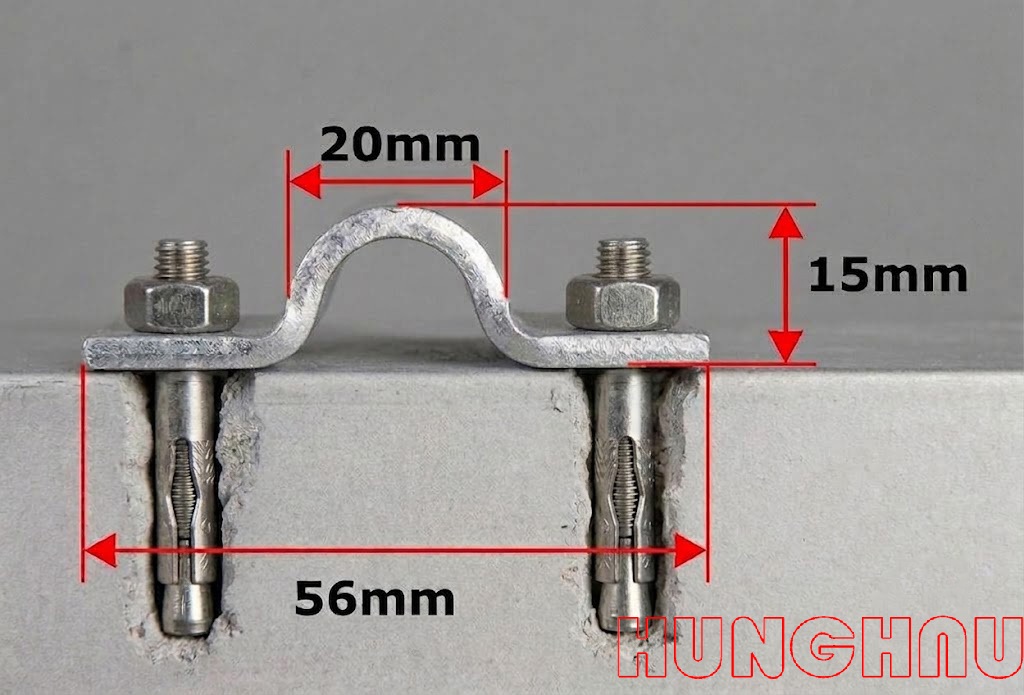 Ray U cửa cổng, phi 21mm - dài 3m