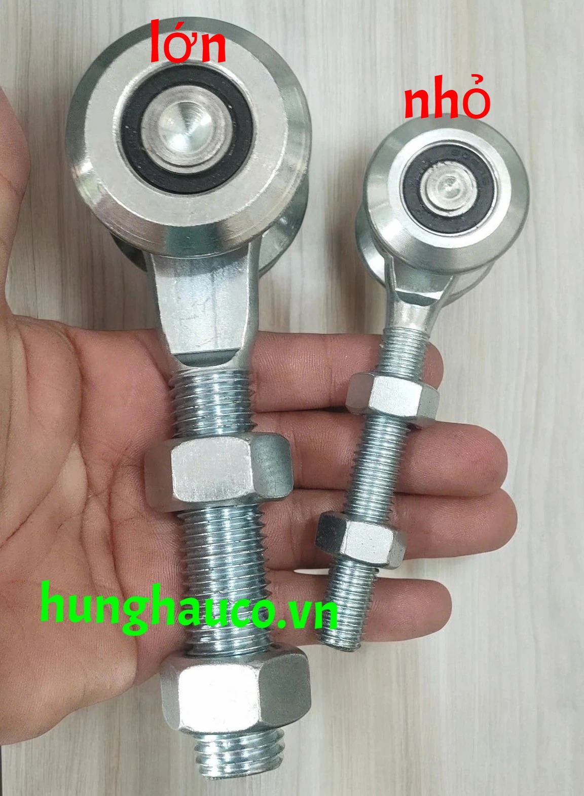 Bánh xe treo loại 2 bánh nhỏ - tải trọng 50kg