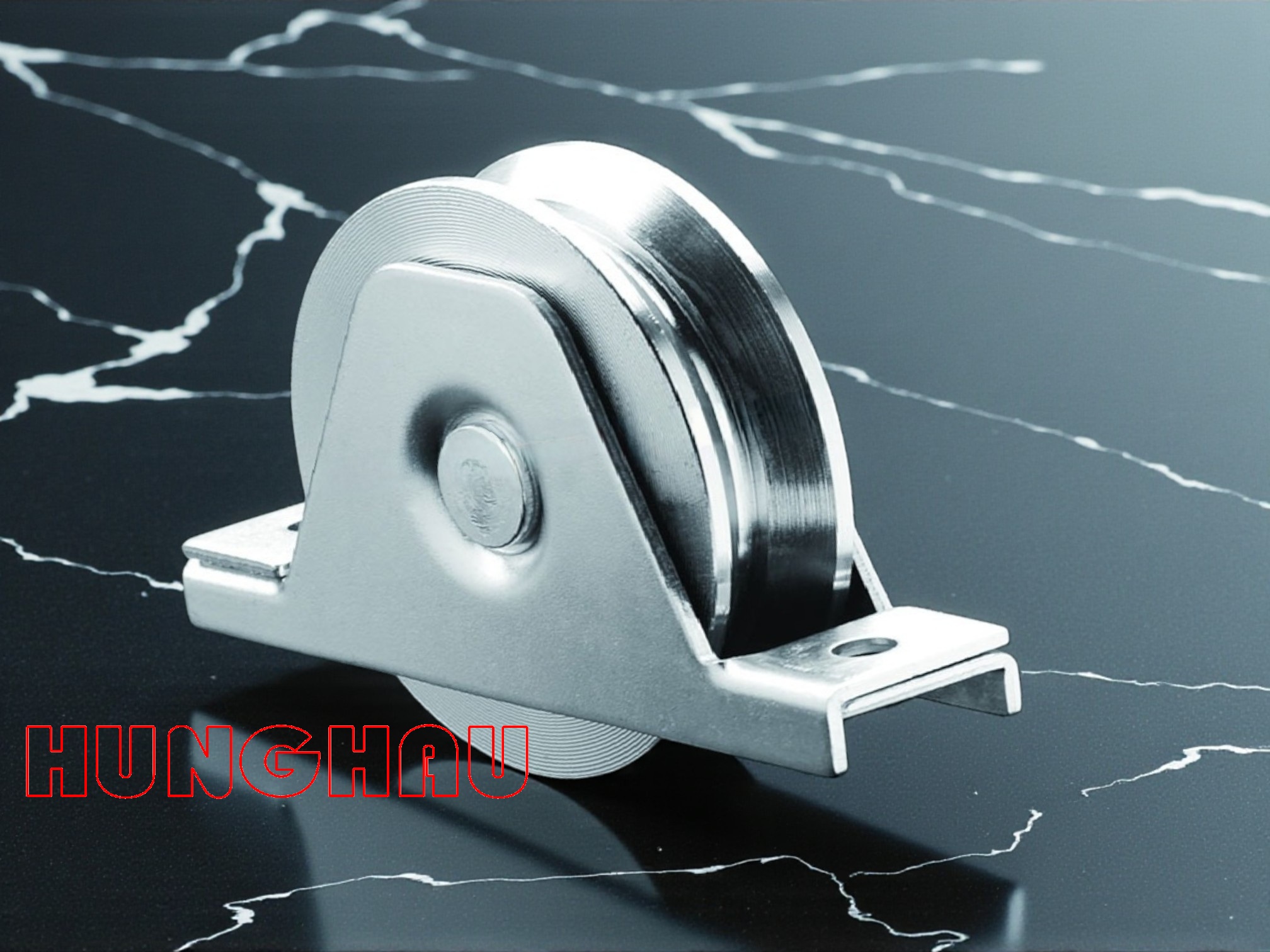 bánh xe ray V gắn âm - loại bắn vít