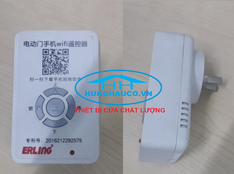 bộ điều khiển cửa cuốn bằng điện thoại ERLING-433mhz  (dùng mạng 3g, 4g, wifi )