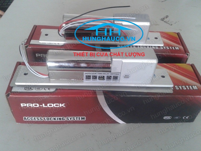 khóa chốt 12VDC gắn âm cho cửa gỗ, cửa nhôm, cửa sắt