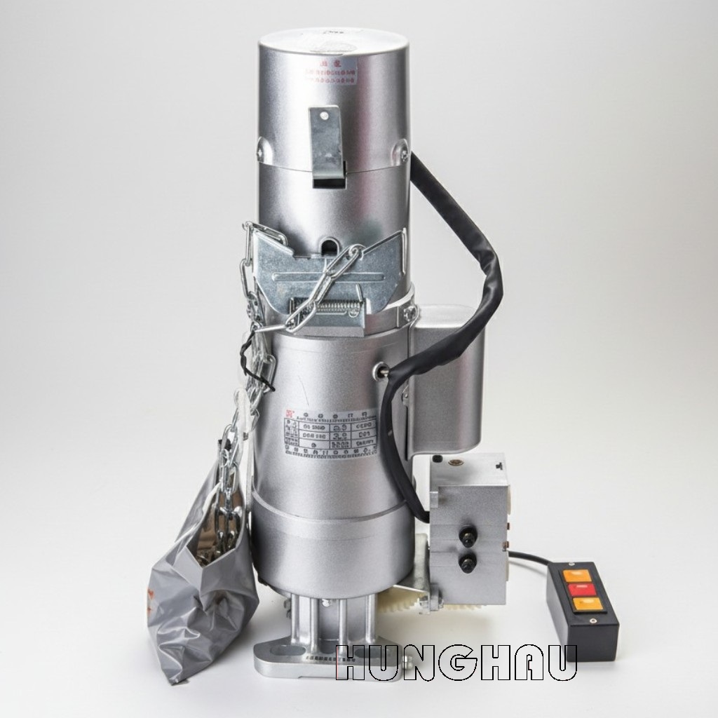 motor cửa cuốn JG 800kg (motor + lắc + remote)
