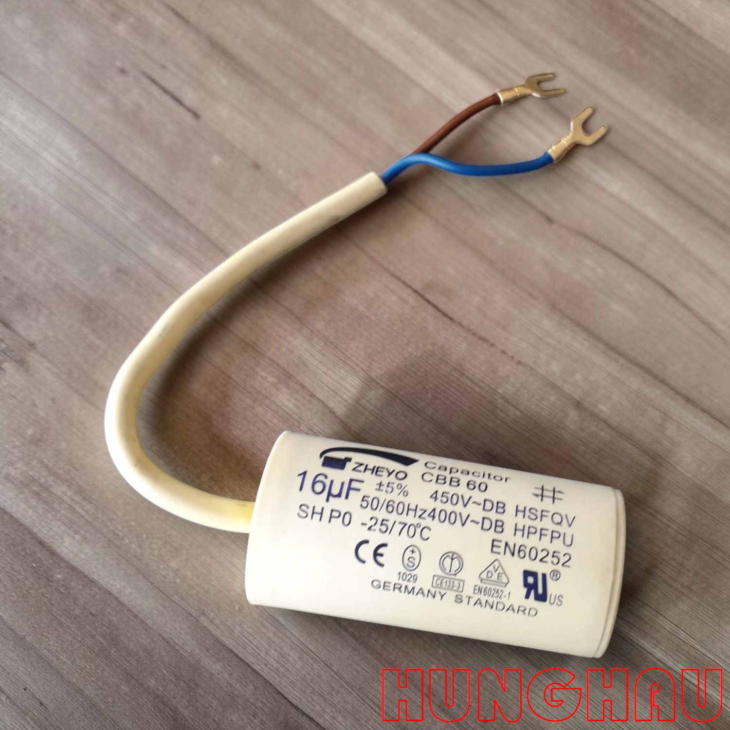 Tụ điện ngậm CBB60 16uF 450V cho motor cổng và motor cửa cuốn