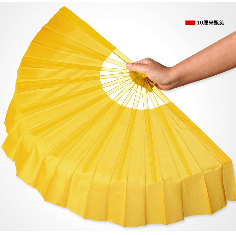 Quạt đơn sắc màu vàng