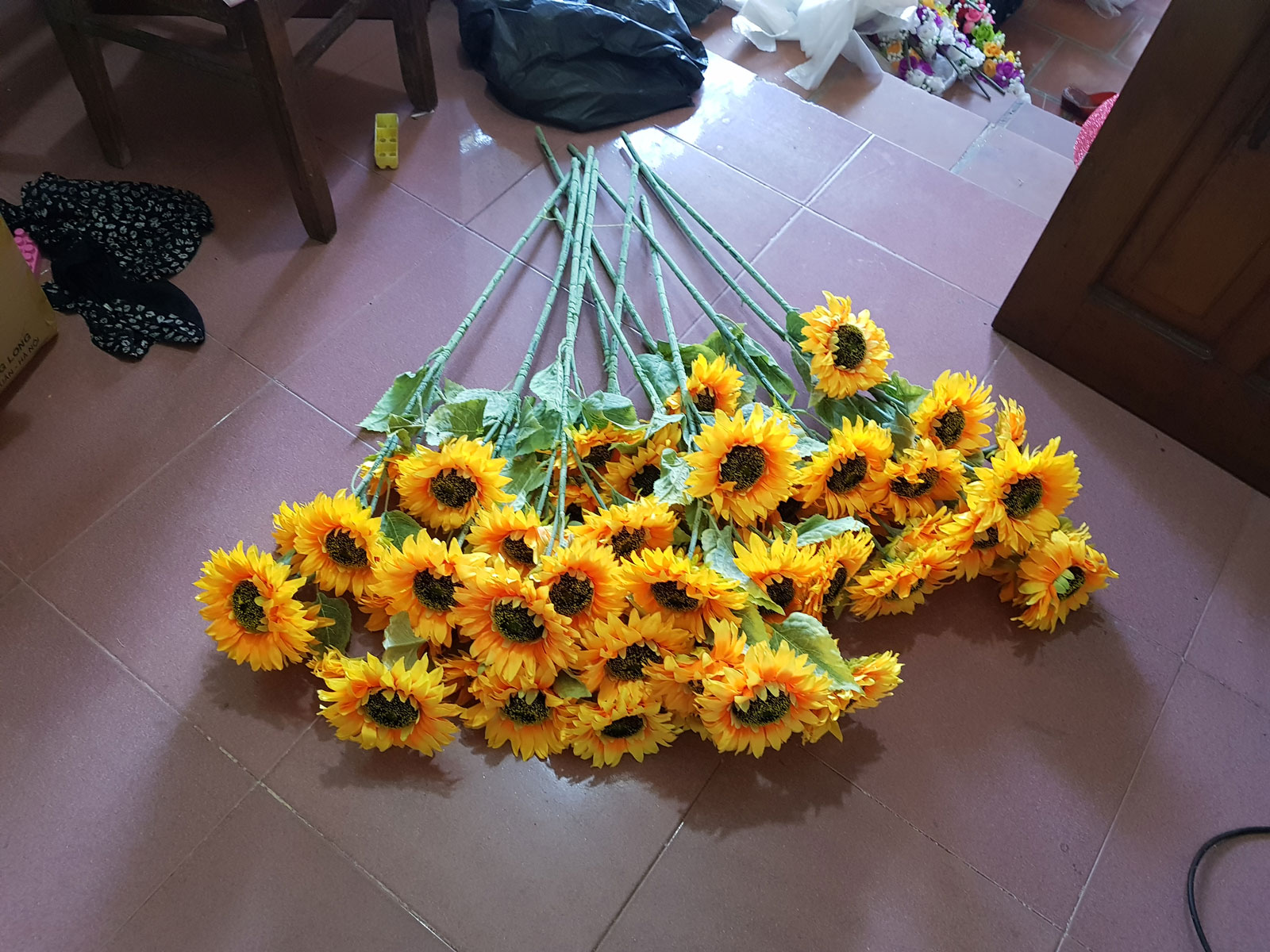 Cành hoa lụa 2