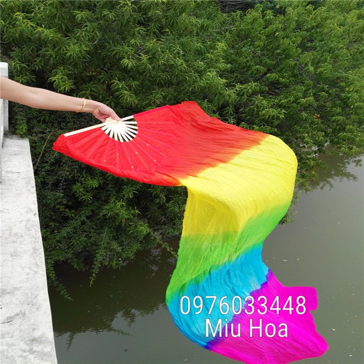 Quạt dải dài 5 màu ngang 01