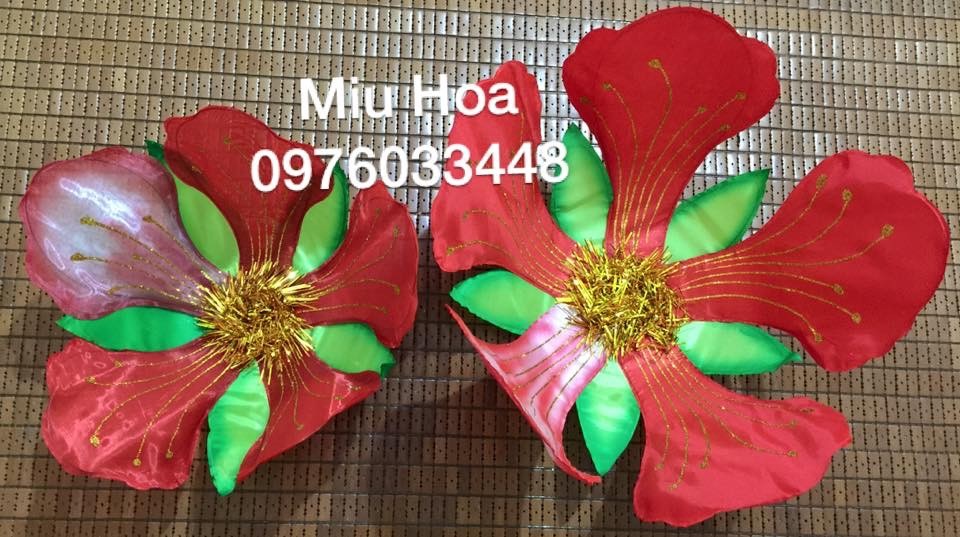 Hoa múa mẫu 22 màu đỏ