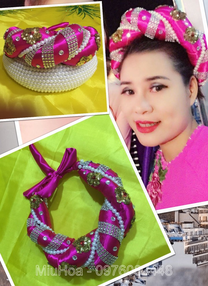 Khăn vấn mẫu đẹp 50