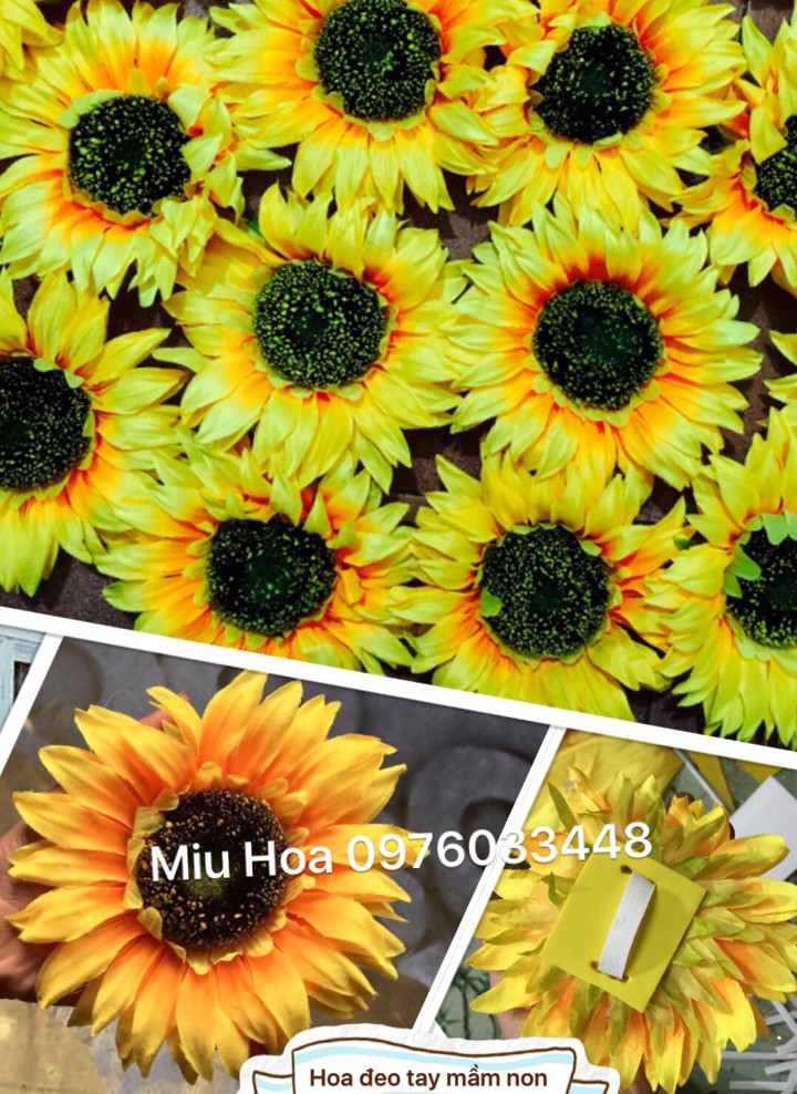 Hoa hướng dương đeo tay
