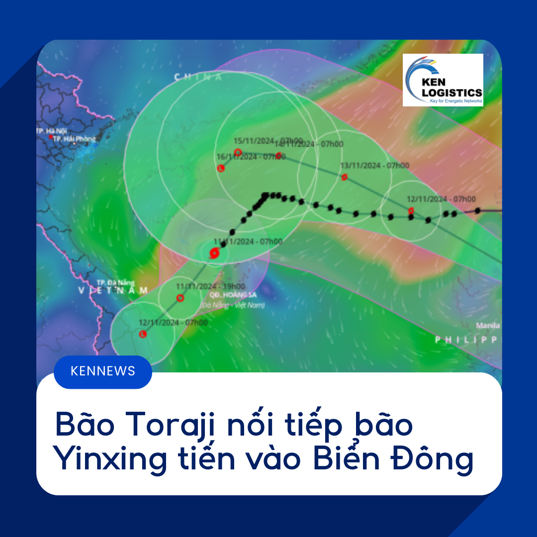 BÃO TORAJI NỐI TIẾP BÃO YINXING TIẾN VÀO BIỂN ĐÔNG