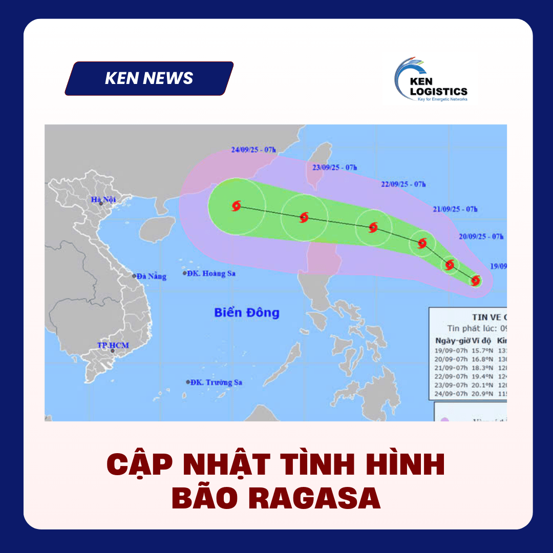 CẬP NHẬT TÌNH HÌNH BÃO RAGASA