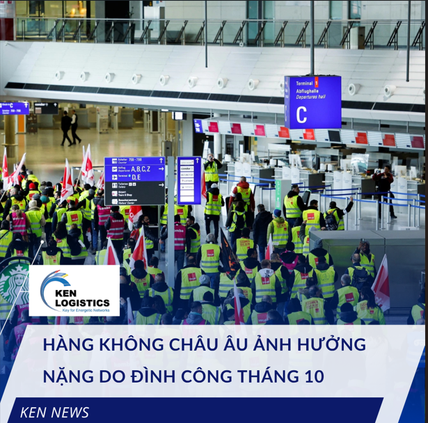 HÀNG KHÔNG CHÂU ÂU ẢNH HƯỞNG NẶNG DO ĐÌNH CÔNG THÁNG 10