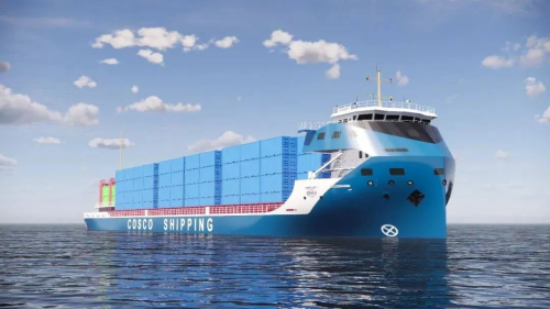 COSCO BUILDS SECOND 700 TEU ELECTRIC BOXSHIP