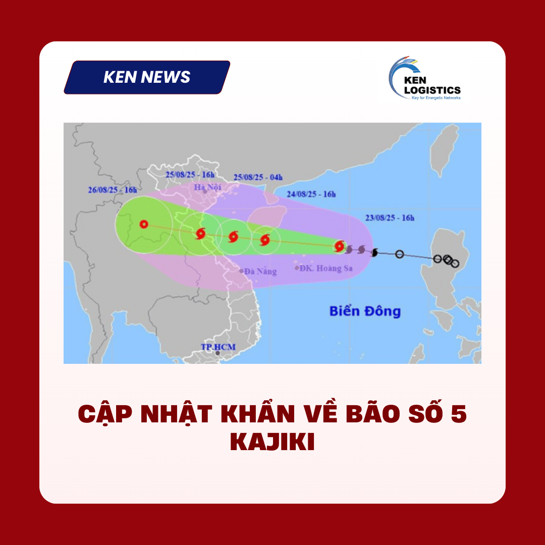 CẬP NHẬT KHẨN VỀ BÃO SỐ 5 KAJIKI