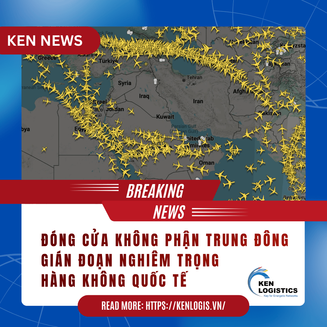 ĐÓNG CỬA KHÔNG PHẬN TRUNG ĐÔNG – GIÁN ĐOẠN NGHIÊM TRỌNG HÀNG KHÔNG QUỐC TẾ