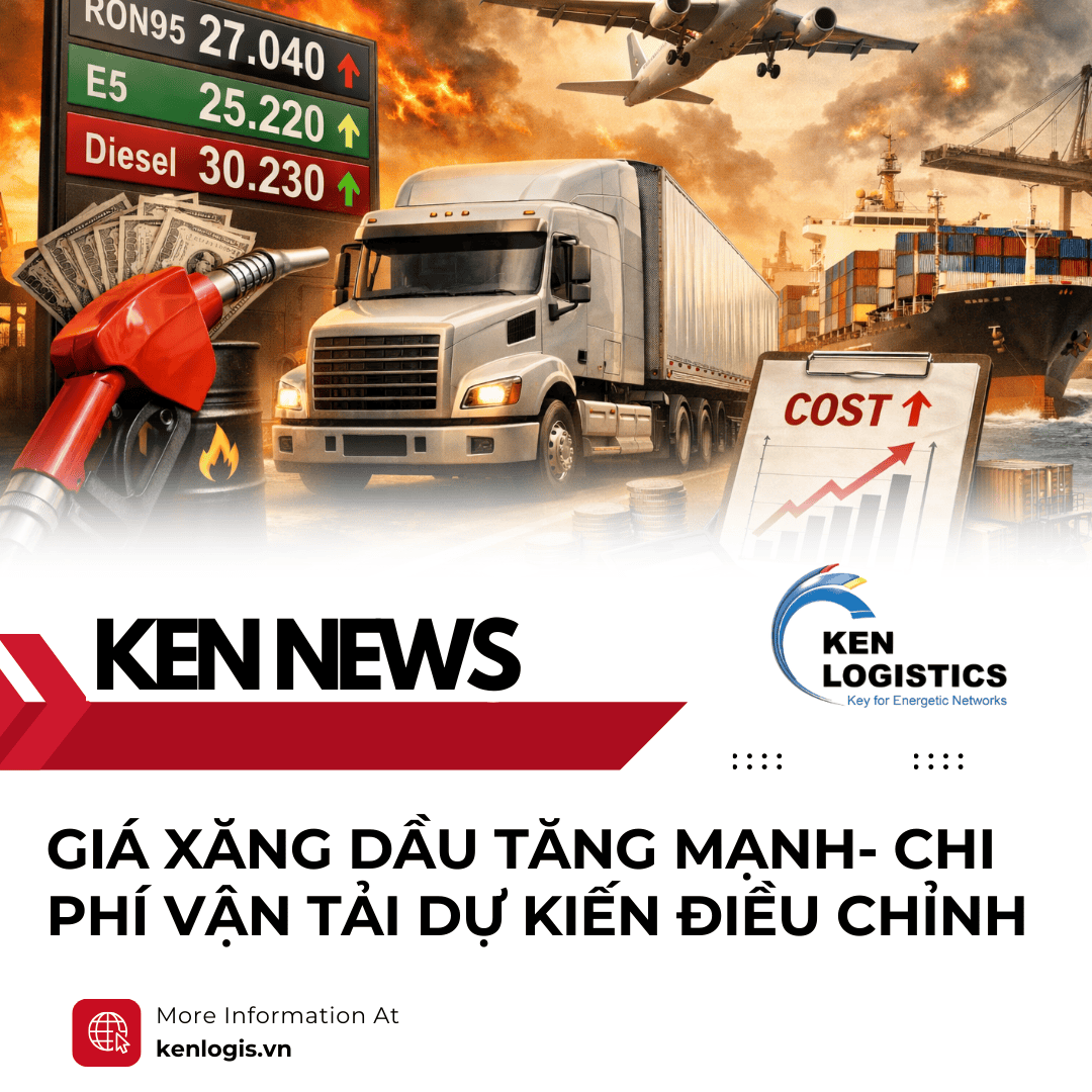 GIÁ XĂNG DẦU TĂNG MẠNH- CHI PHÍ VẬN TẢI DỰ KIẾN ĐIỀU CHỈNH