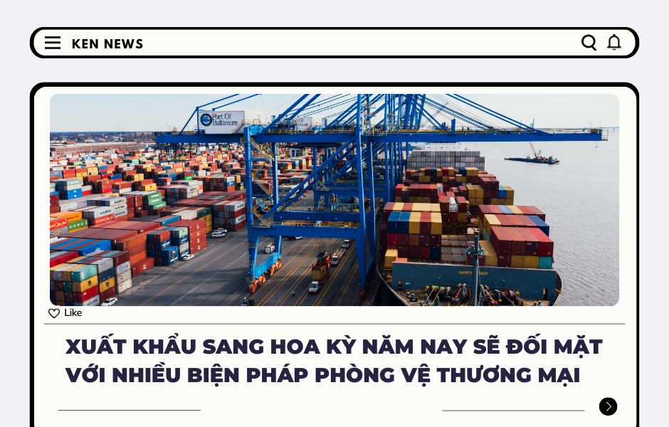 XUẤT KHẨU SANG HOA KỲ NĂM NAY SẼ ĐỐI MẶT VỚI NHIỀU BIỆN PHÁP PHÒNG VỆ THƯƠNG MẠI