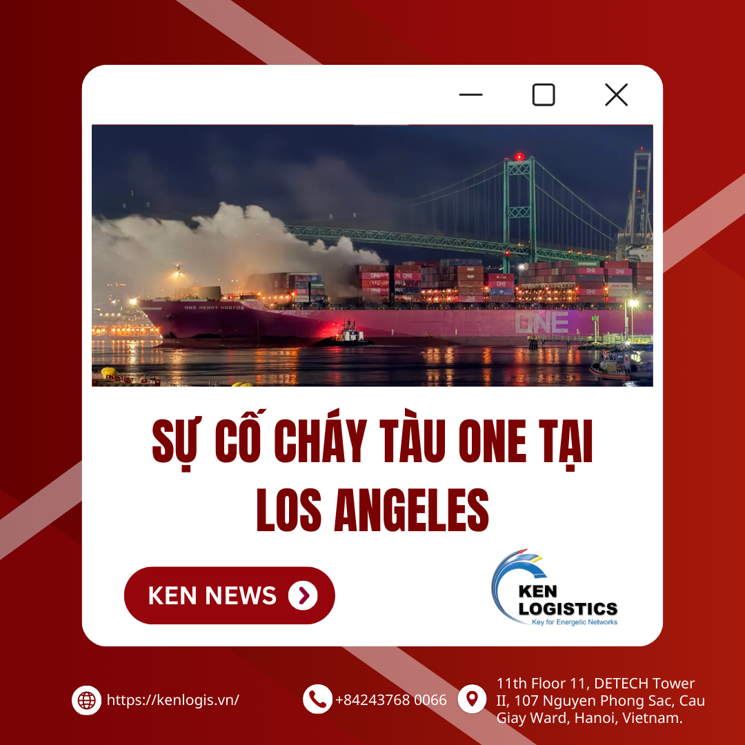 SỰ CỐ CHÁY TÀU ONE TẠI LOS ANGELES
