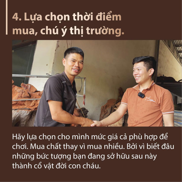 Chọn thời điểm mua tượng gỗ để được giá rẻ