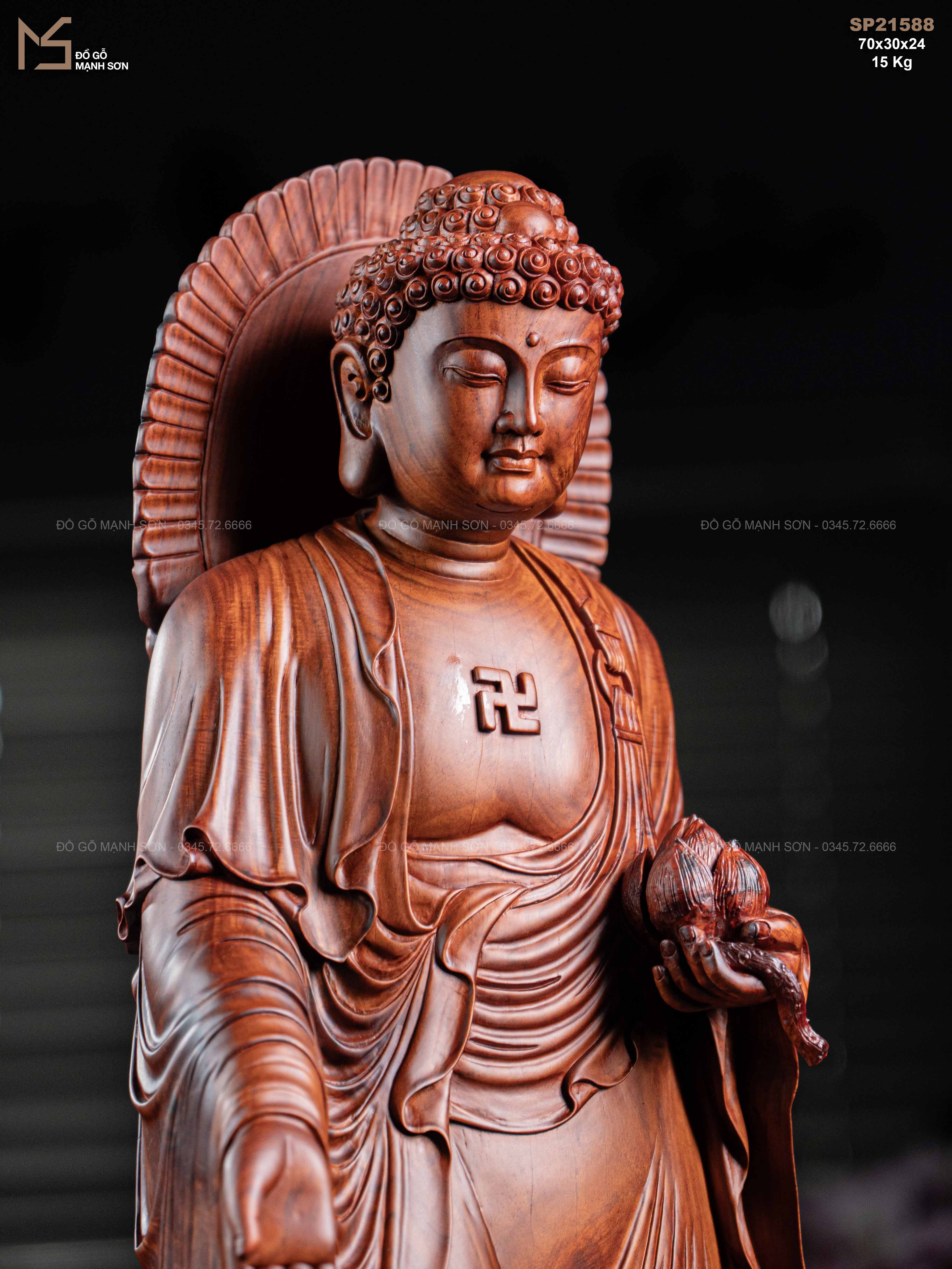 TƯỢNG PHẬT A DI ĐÀ - GÔ TRẮC