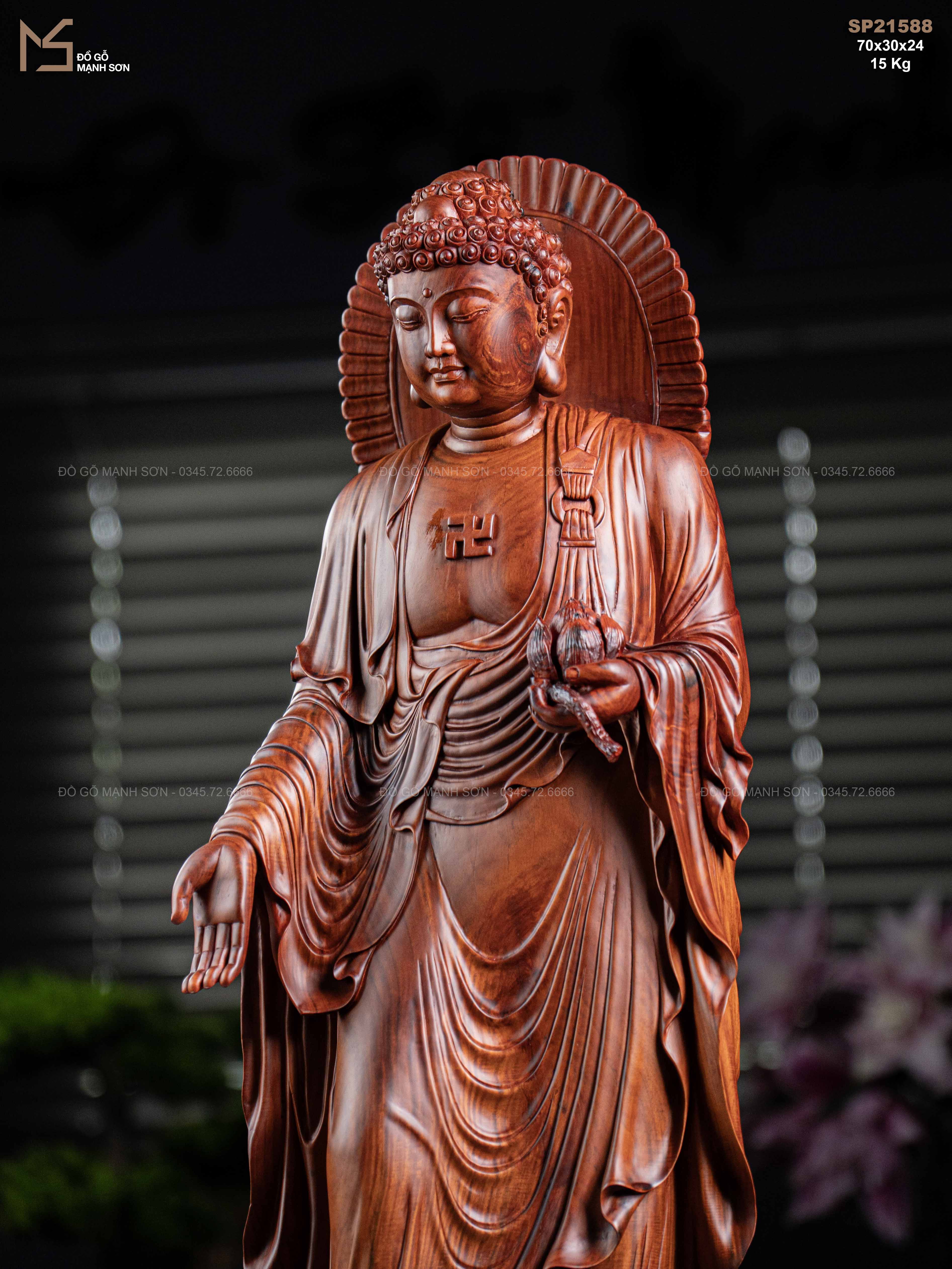 TƯỢNG PHẬT A DI ĐÀ - GÔ TRẮC