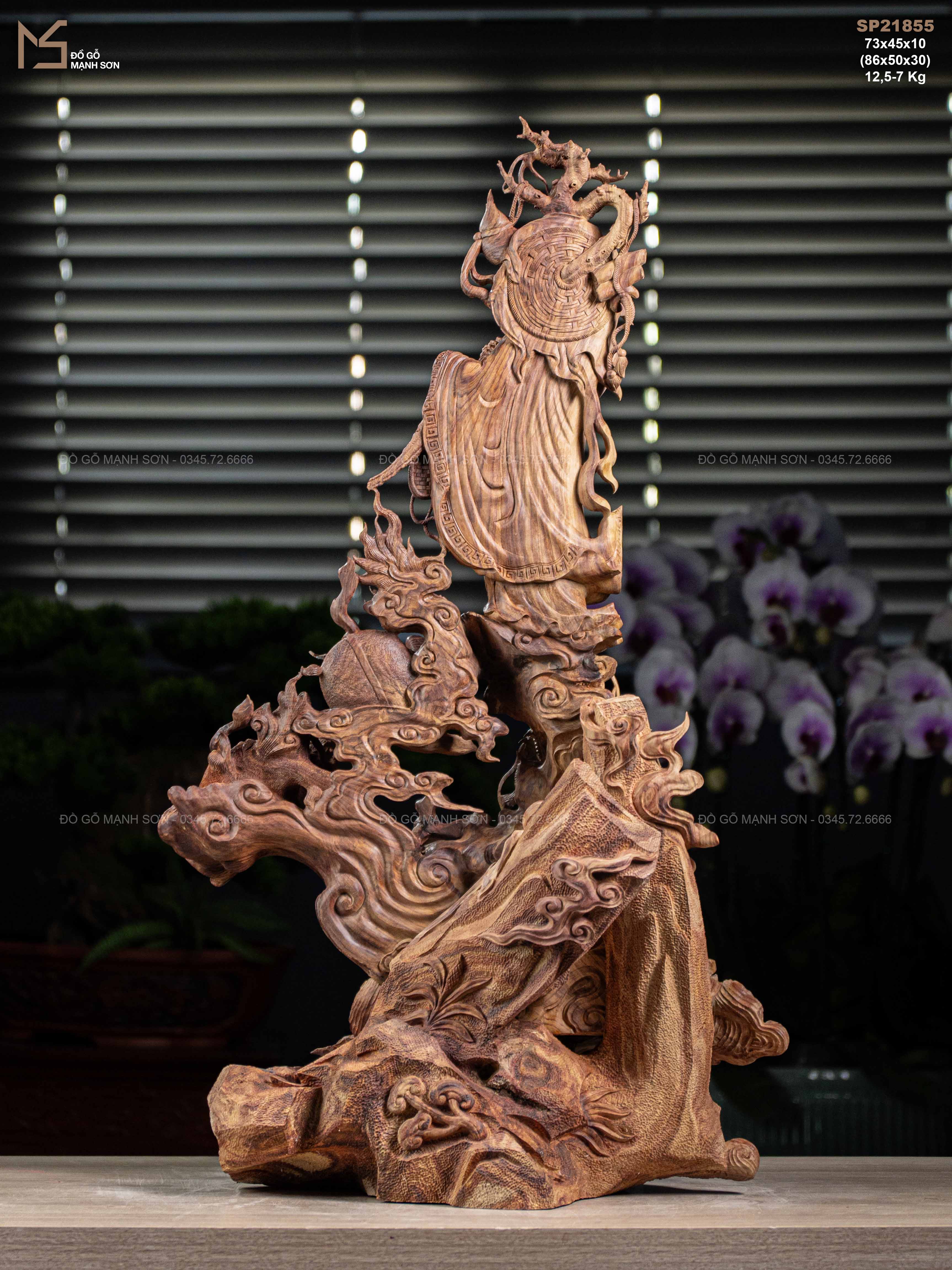 ĐẠT MA SƯ TỔ - GỖ SƯA ĐỎ