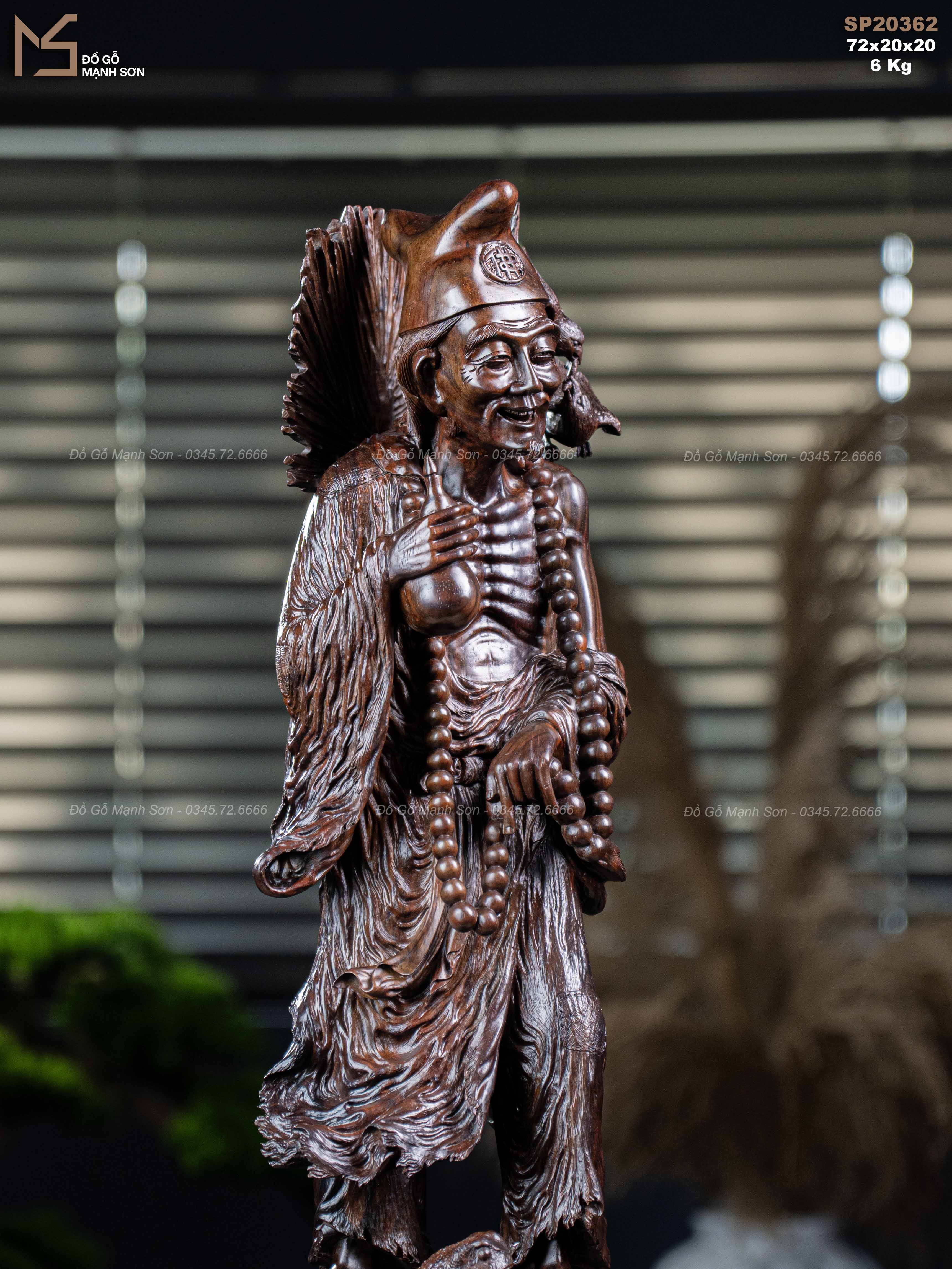 TƯỢNG TẾ CÔNG HOÀ THƯỢNG - GỖ TRẮC