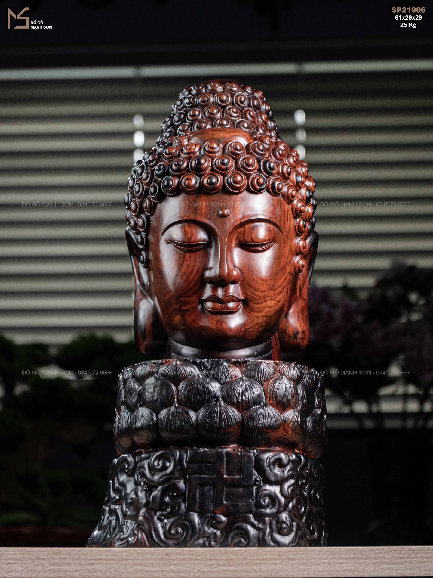 TƯỢNG PHẬT A DI ĐÀ - GỖ TRẮC