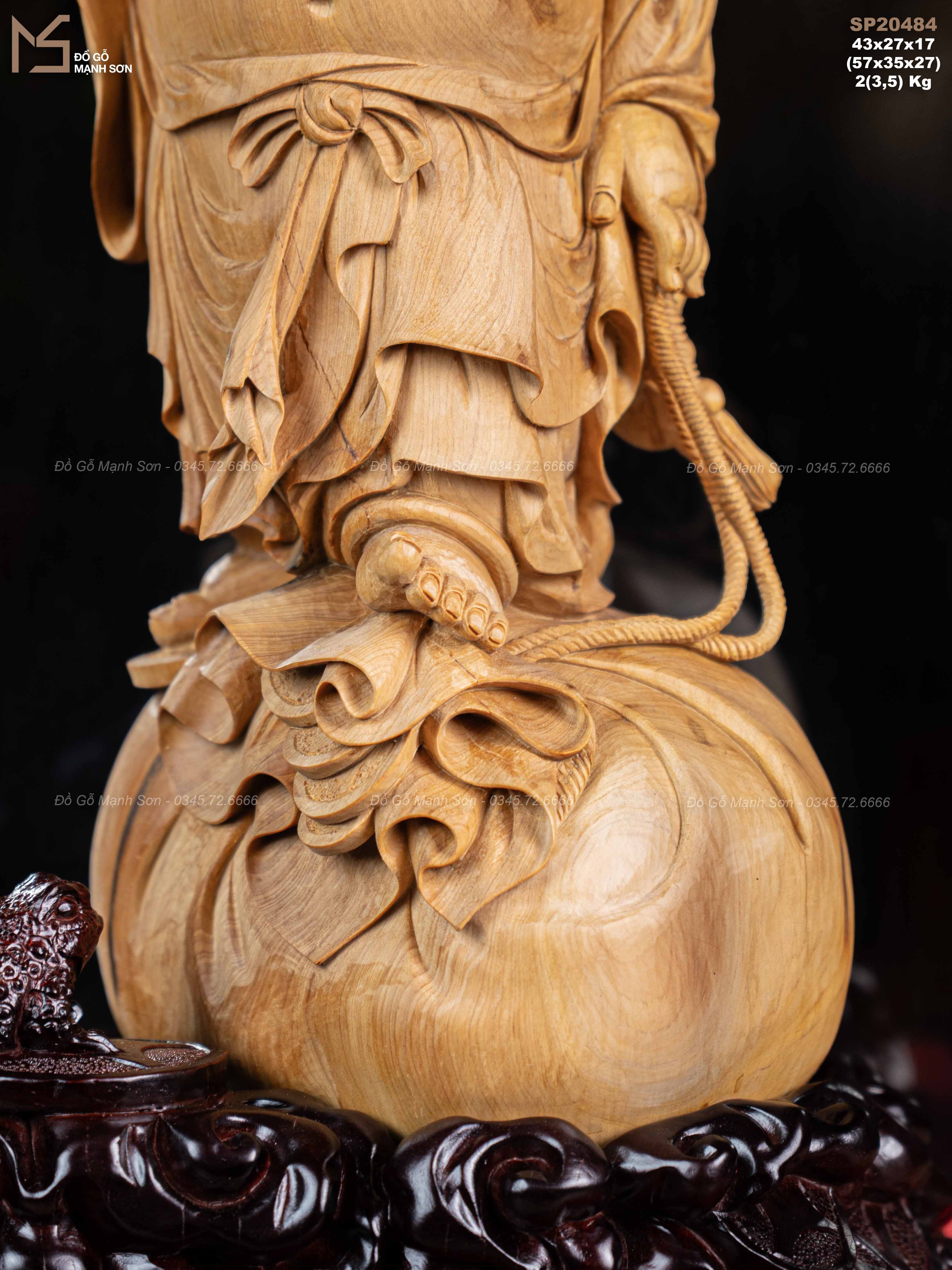 TƯỢNG DI LẶC - GỖ HOÀNG ĐÀN