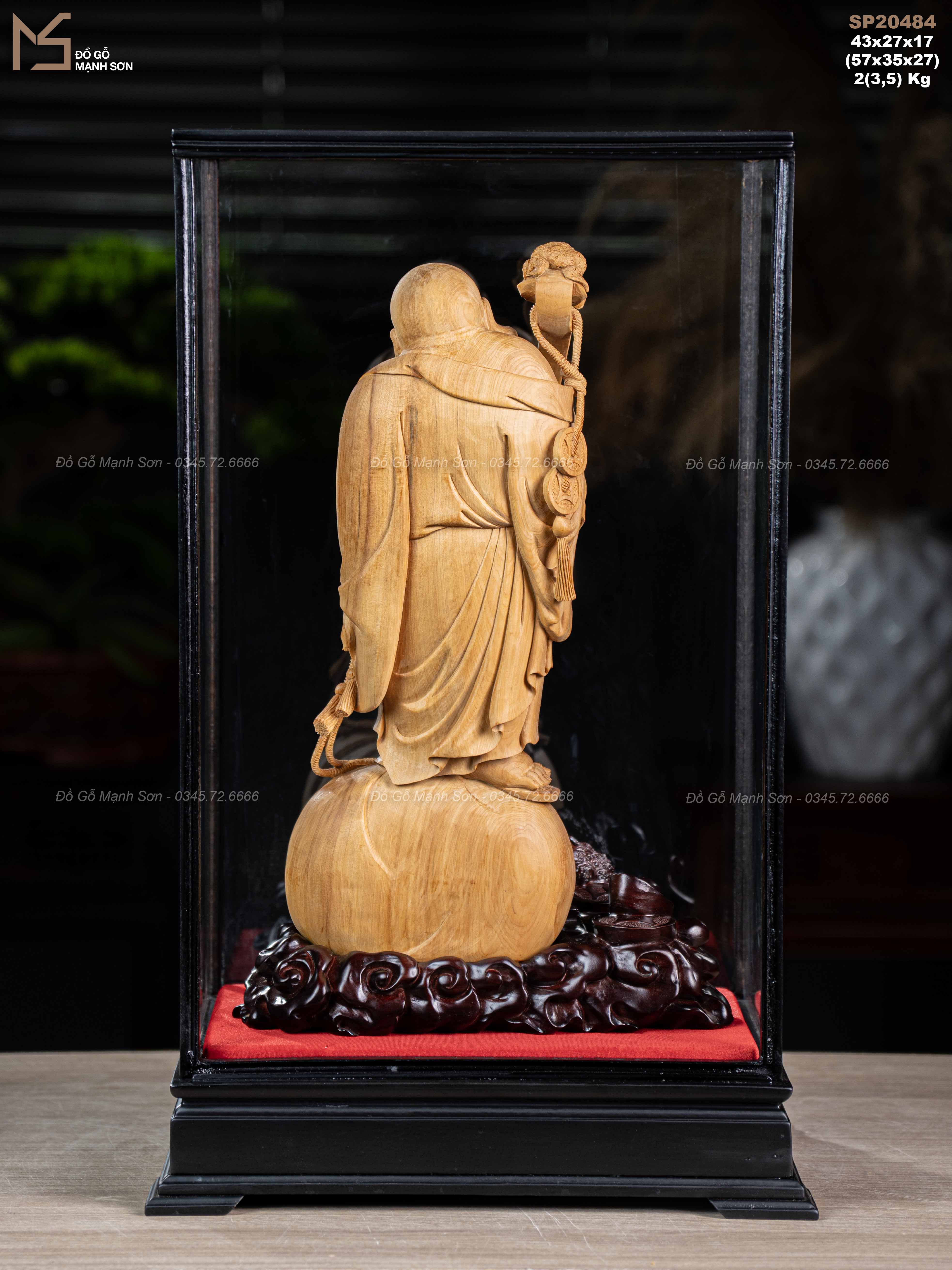 TƯỢNG DI LẶC - GỖ HOÀNG ĐÀN