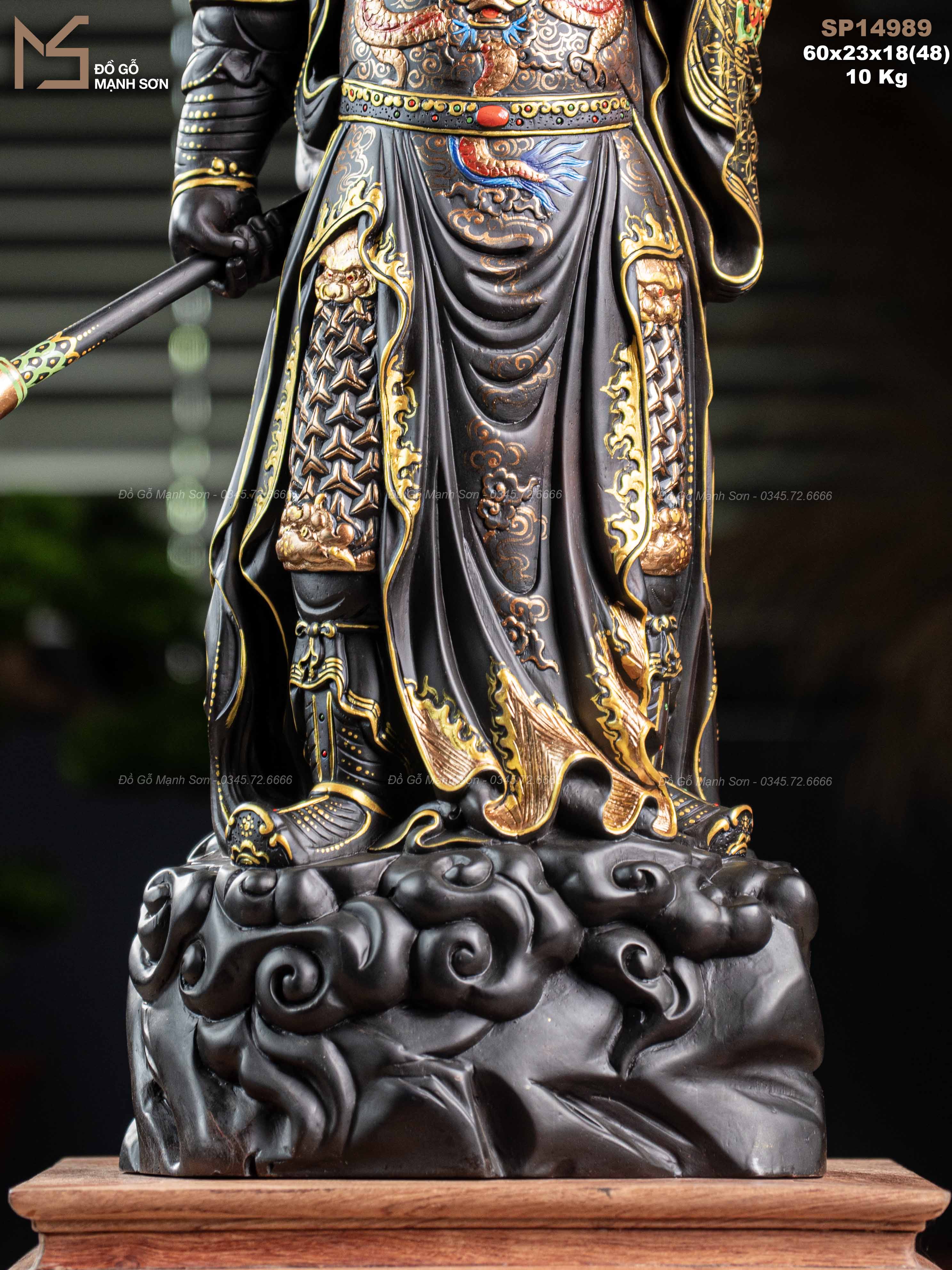 TƯỢNG QUAN CÔNG - GỖ TỬ ĐÀN TÍM