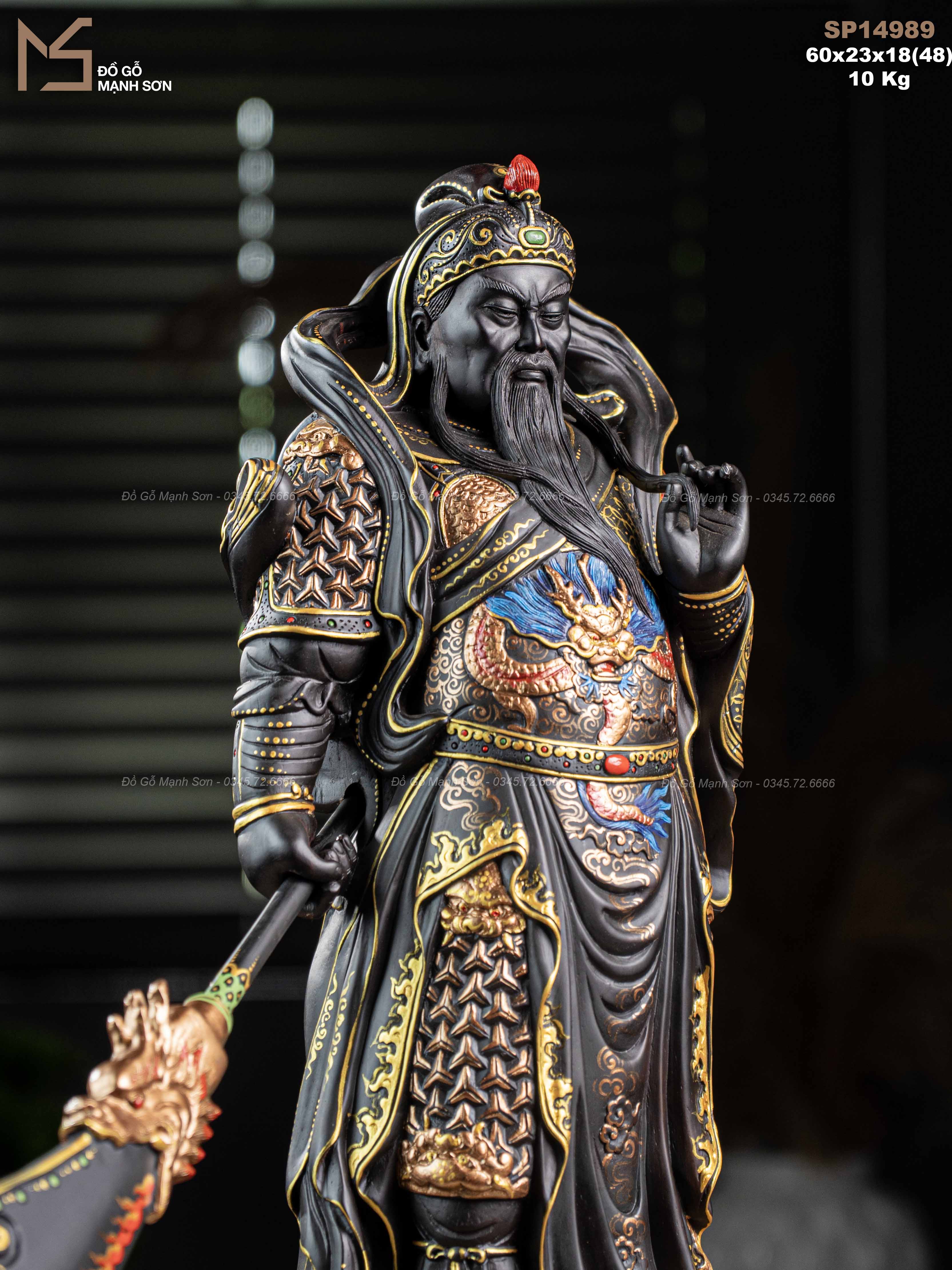TƯỢNG QUAN CÔNG - GỖ TỬ ĐÀN TÍM