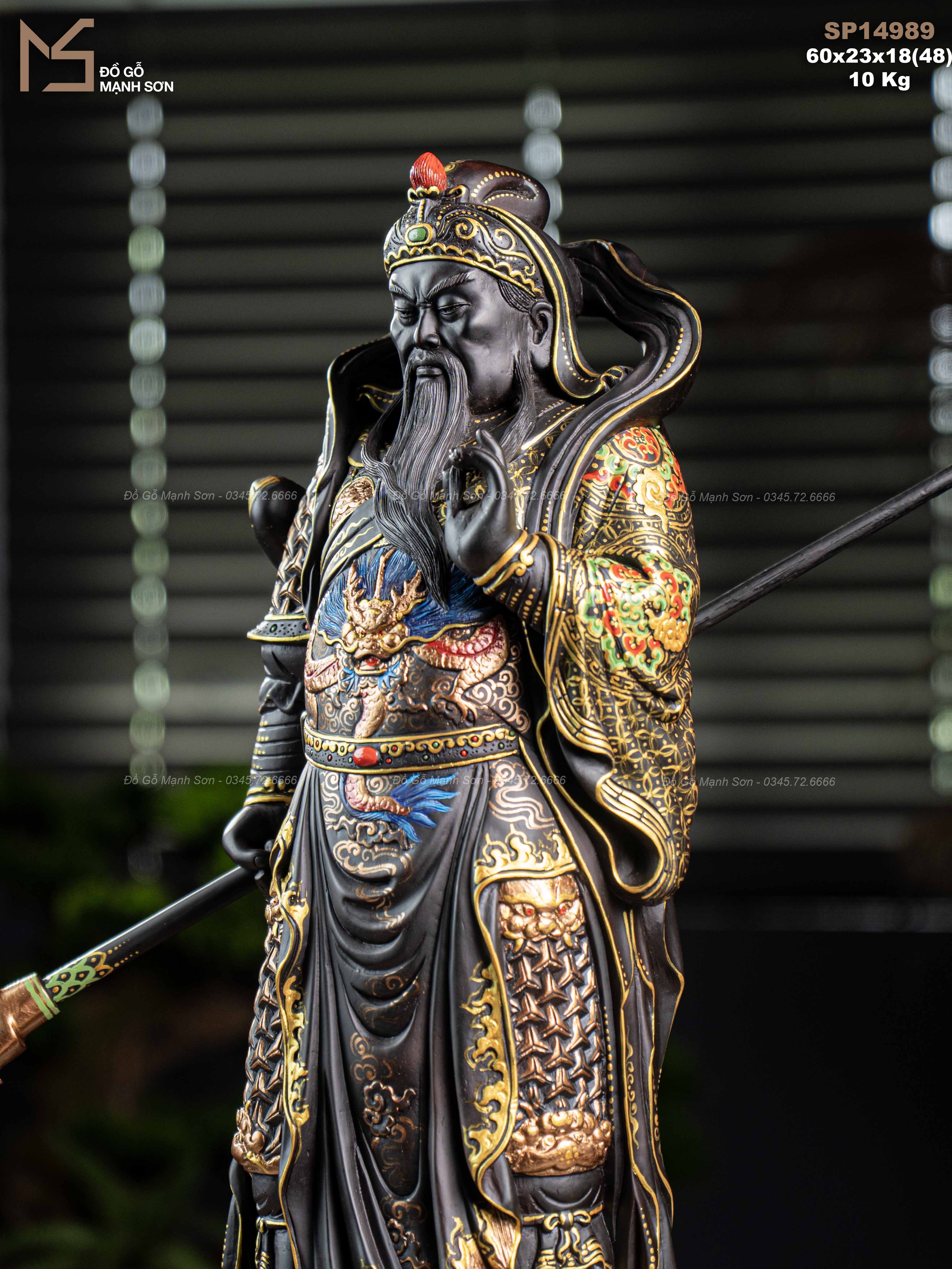 TƯỢNG QUAN CÔNG - GỖ TỬ ĐÀN TÍM