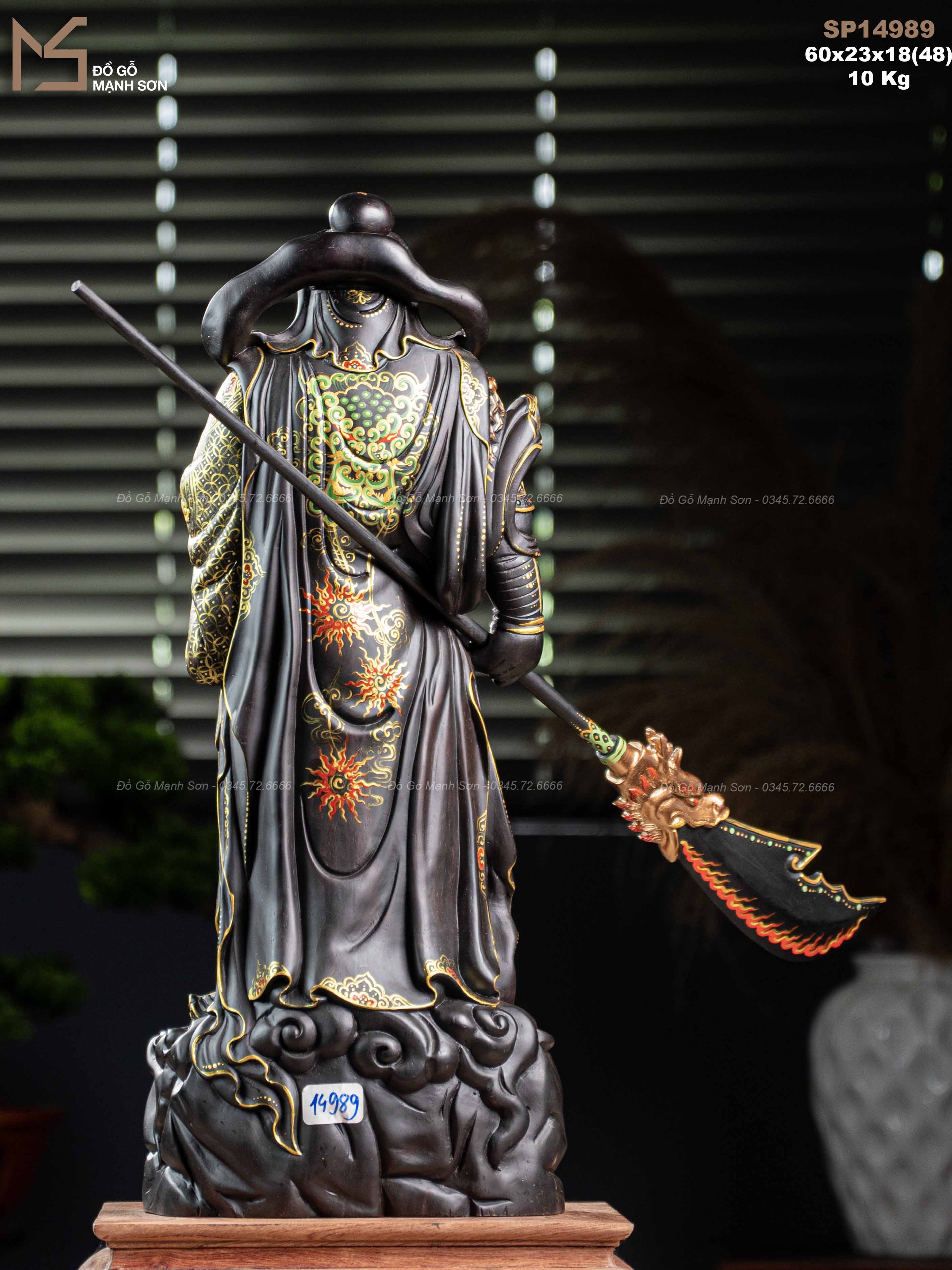 TƯỢNG QUAN CÔNG - GỖ TỬ ĐÀN TÍM