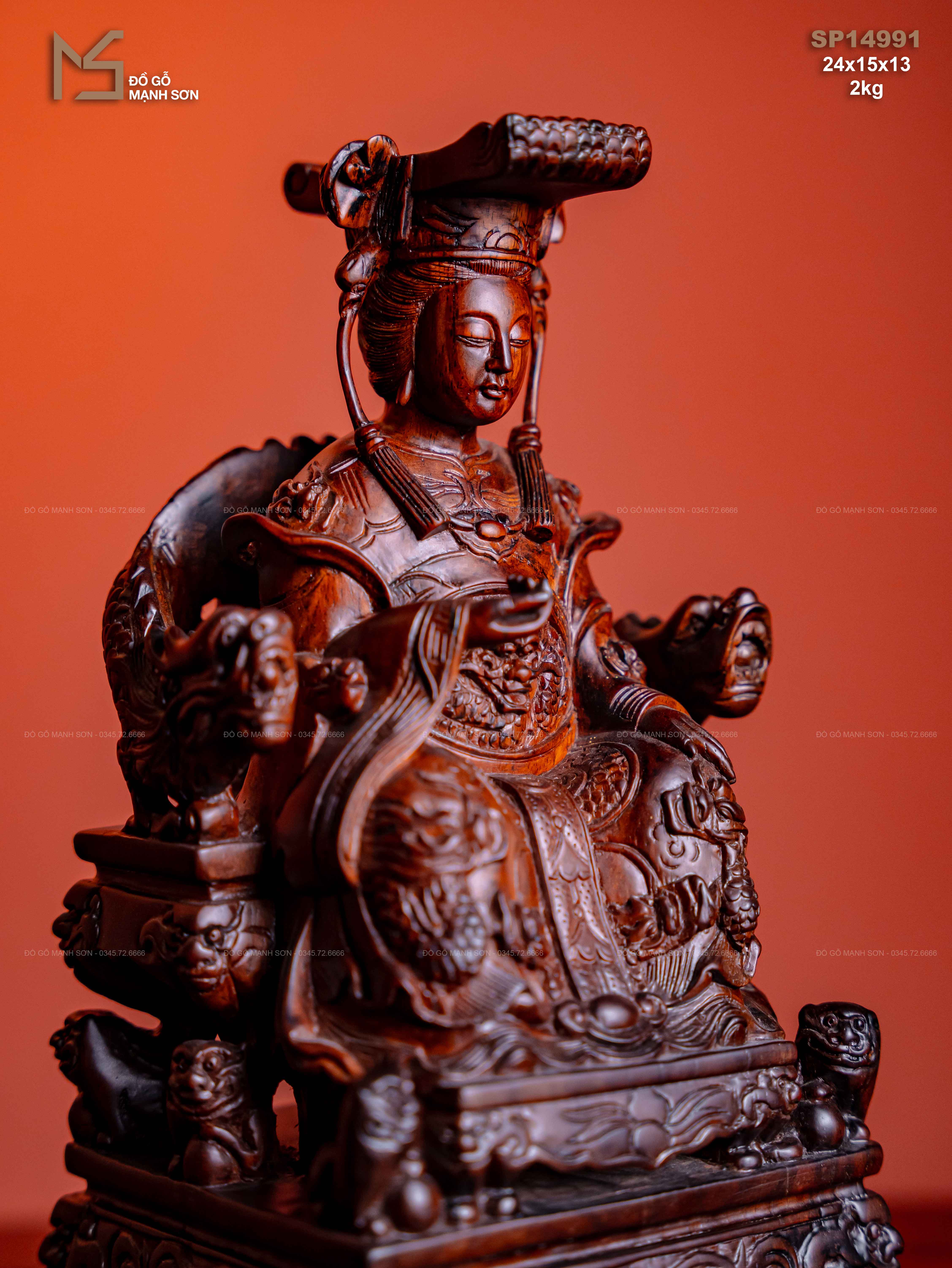 TƯỢNG THÁNH MẪU - GỖ TRẮC