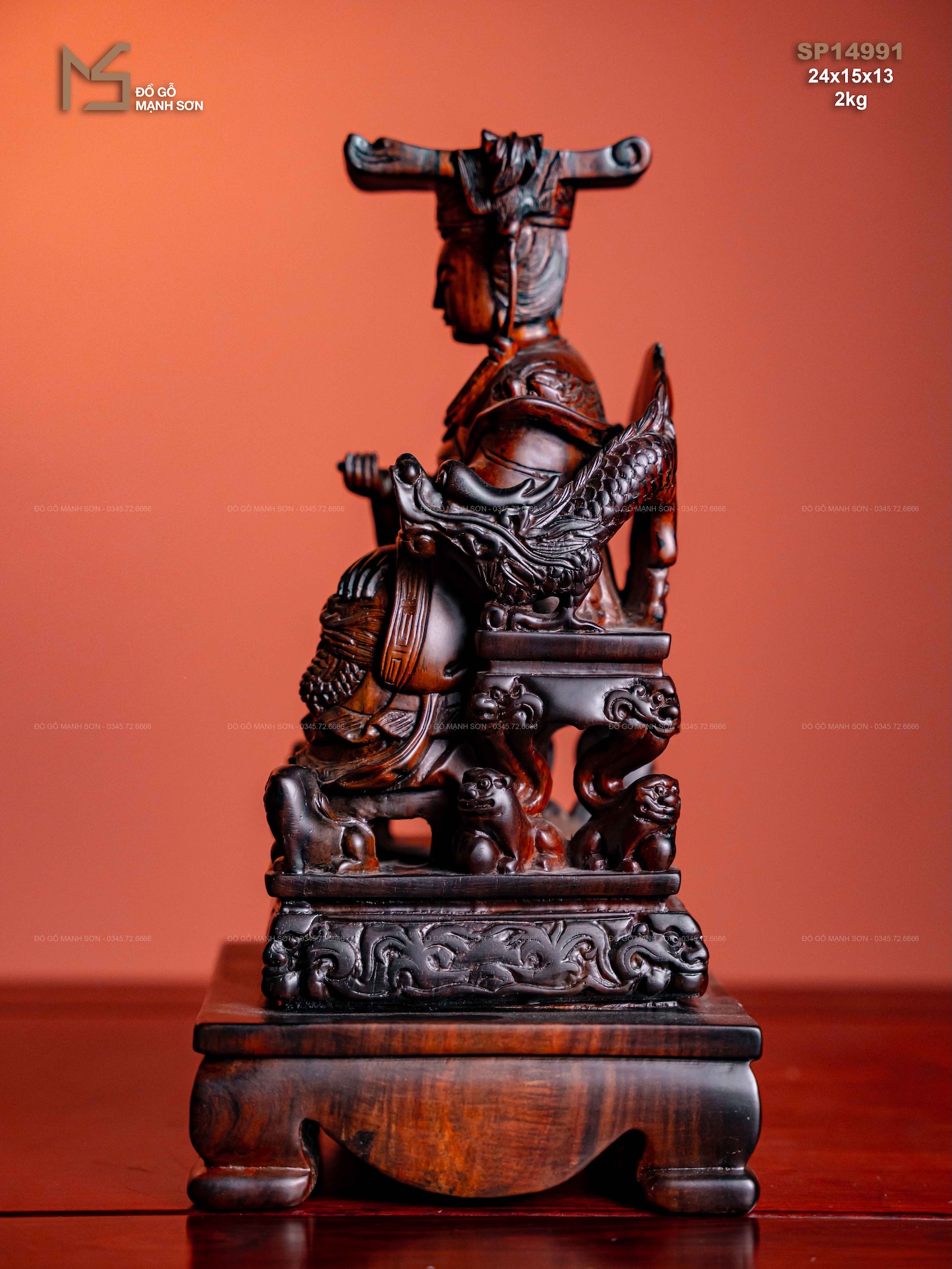 TƯỢNG THÁNH MẪU - GỖ TRẮC
