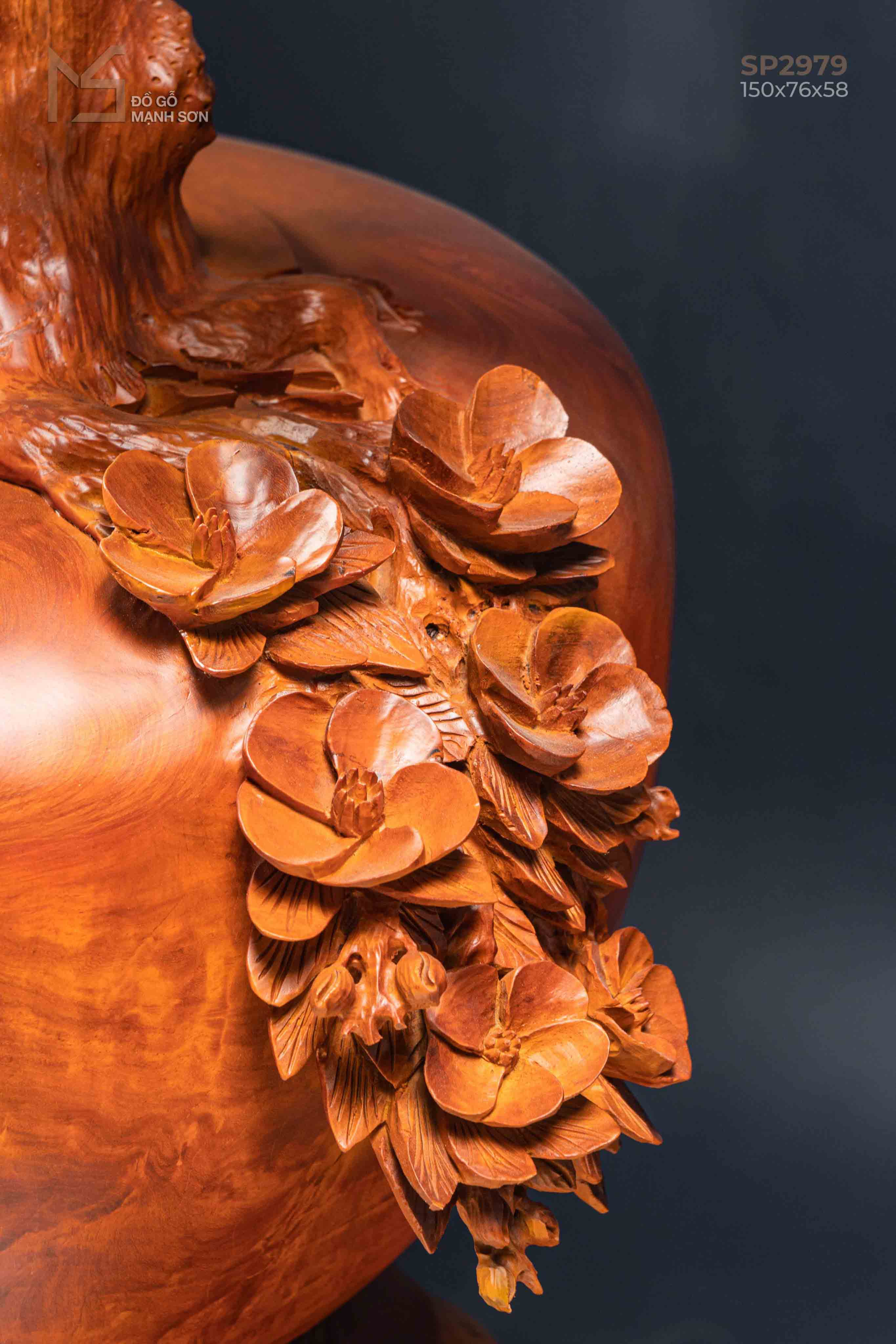 Tượng Bình Mai Bonsai - Gỗ Hương Ta