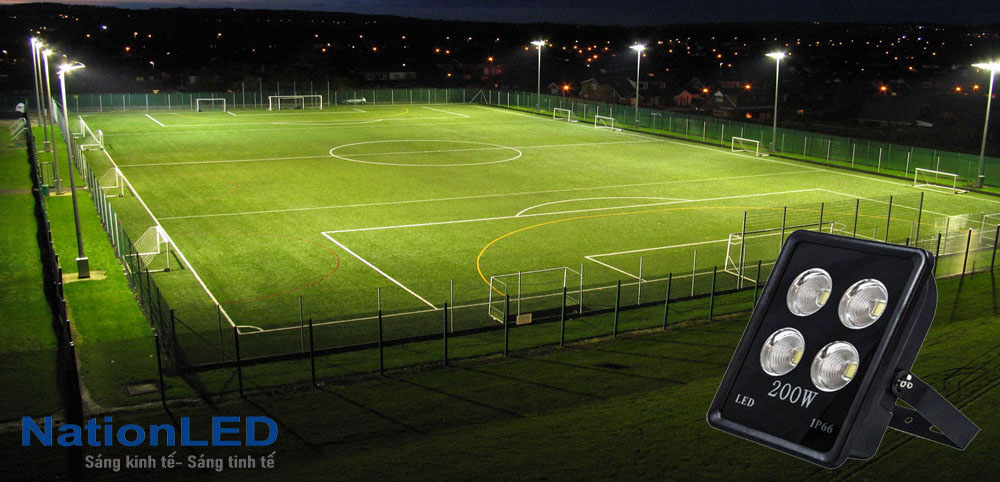Đèn LED pha Cup Sport - Giải pháp chiếu sáng sân thể thao, nhà thi đấu
