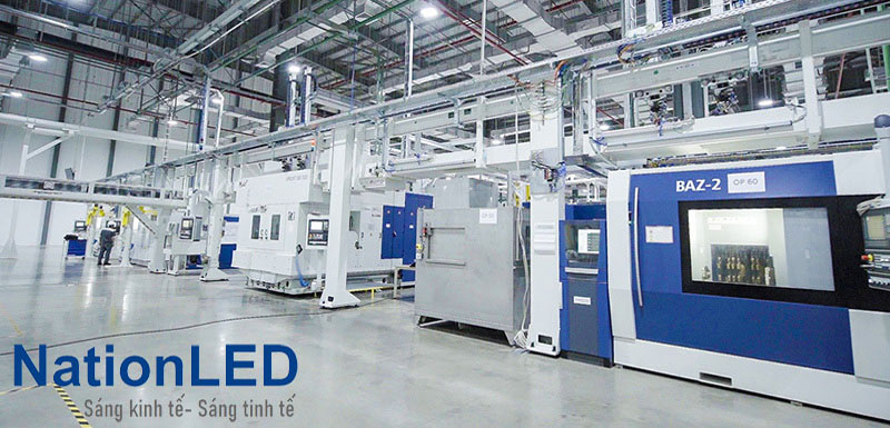 Hướng dẫn lựa chọn đèn theo từng diện tích nhà xưởng